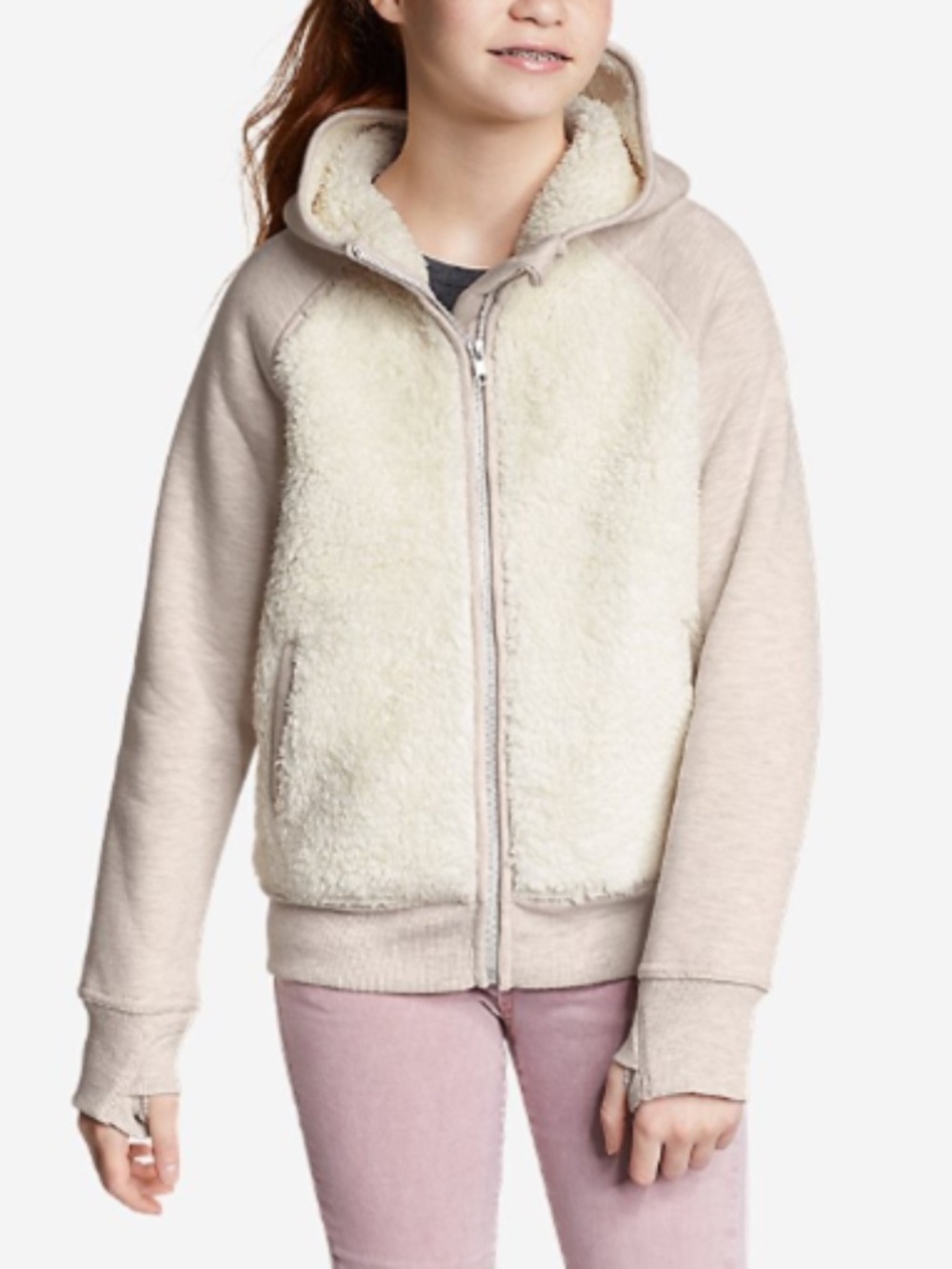 NWT - Eddie Bauer Camp Fleece Hoodie Full Zip Jacket